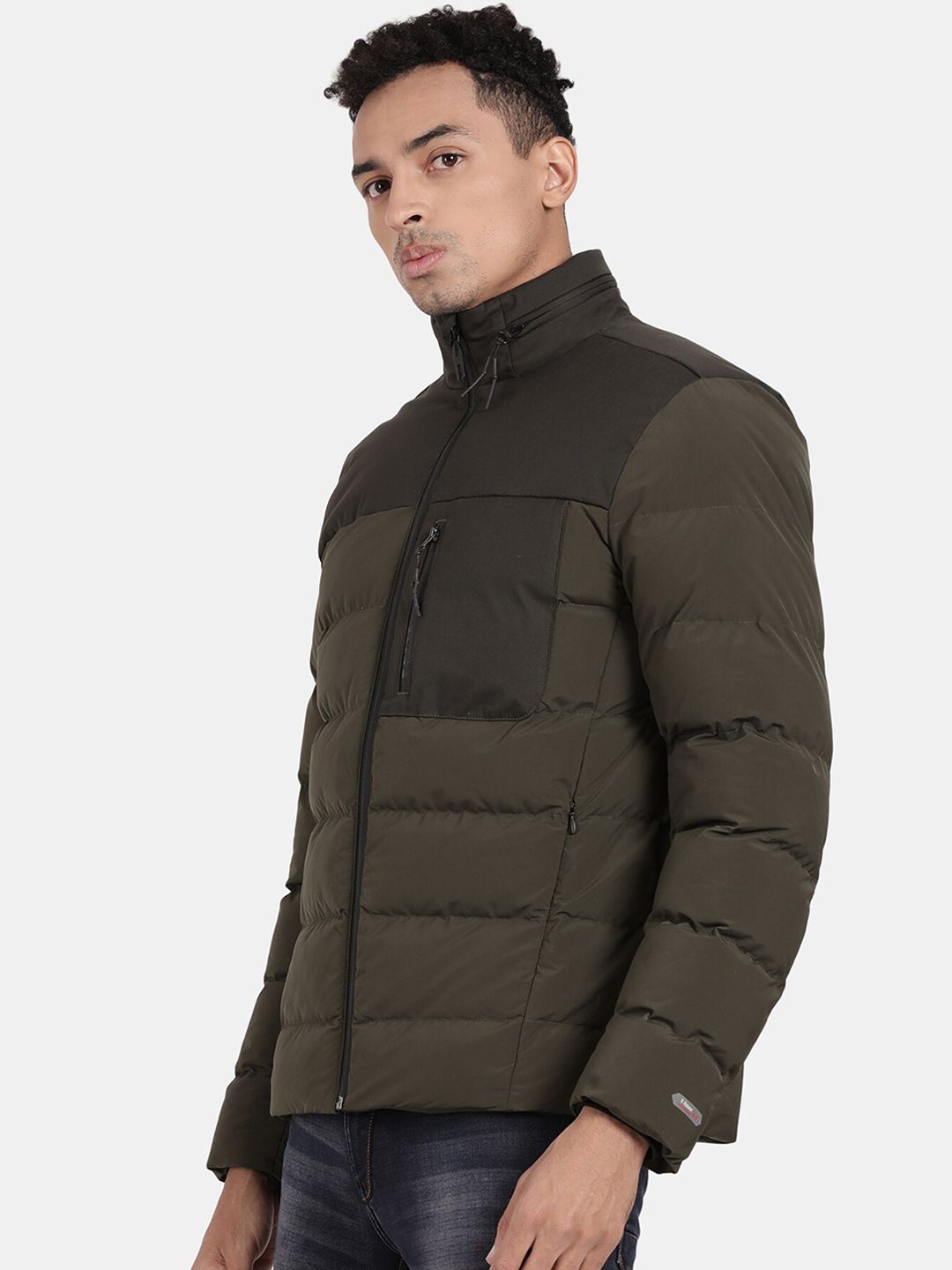 t-base Mock Collar Insulator Puffer Jacket