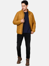 Men'S Yellow Lightweight Insulated Puffer Jacket