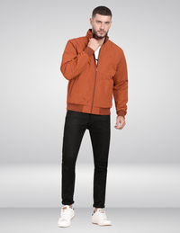 Bomber jacket with padding