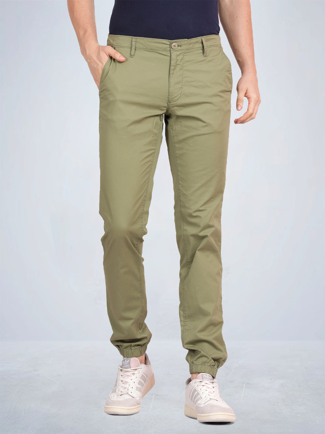 Calla Green Chino Style Joggers
