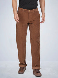 Tan Corduroy Stretch Chino Pants