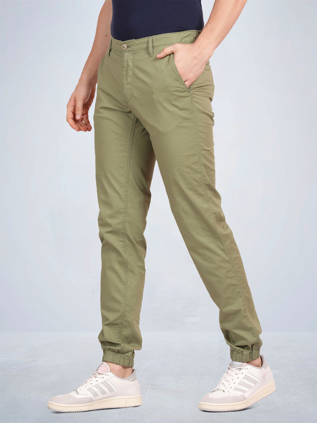 Calla Green Chino Style Joggers