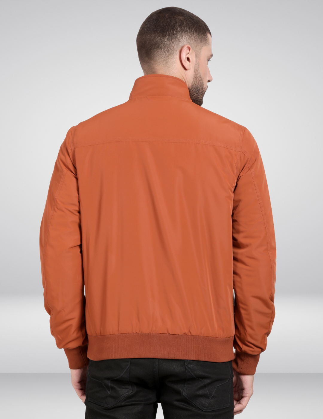 Bomber jacket with padding