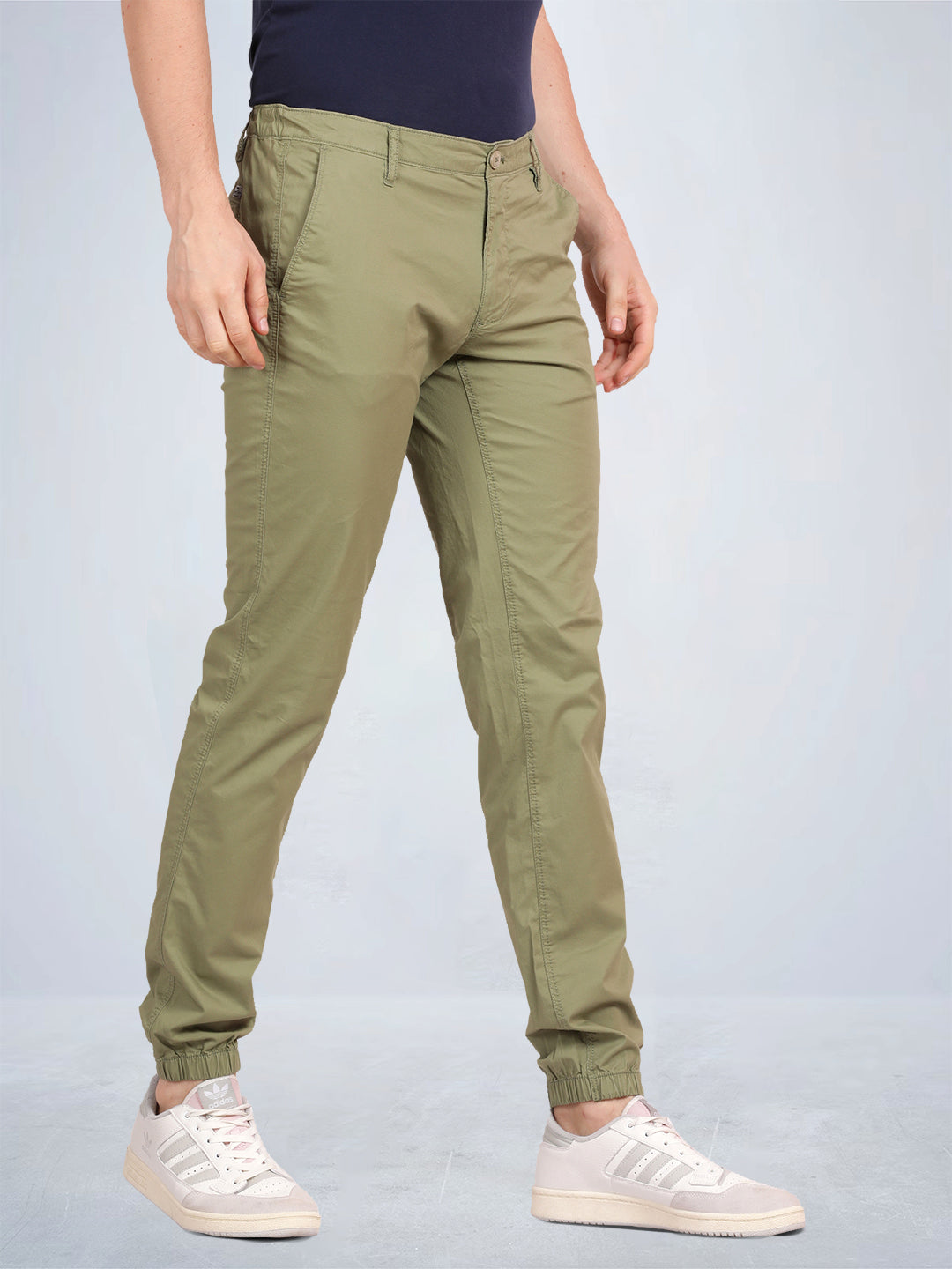 Calla Green Chino Style Joggers