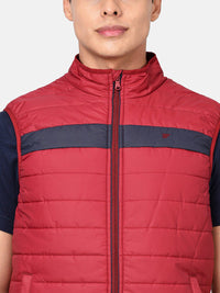 Men'S King Red Windproof Puffer Jacket