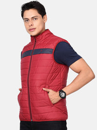 Men'S King Red Windproof Puffer Jacket