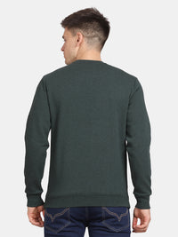 T-Base Men Typography Printed Sweatshirt