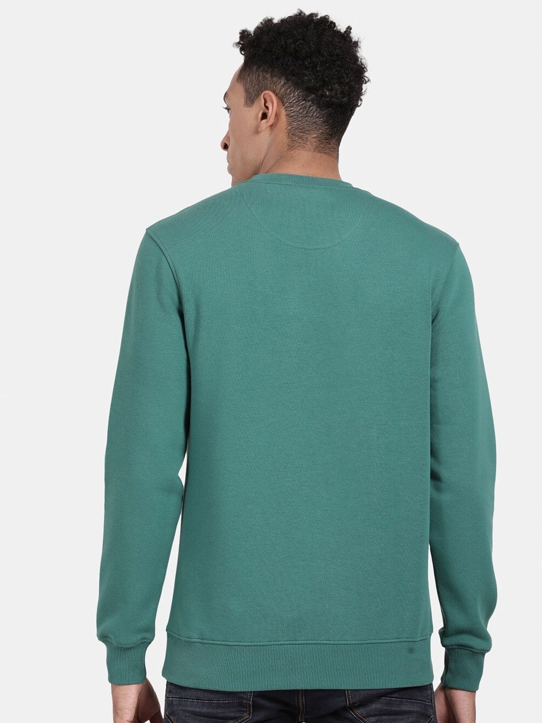 T-Base Typography Printed Sweatshirt