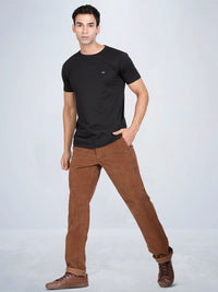 Tan Corduroy Stretch Chino Pants