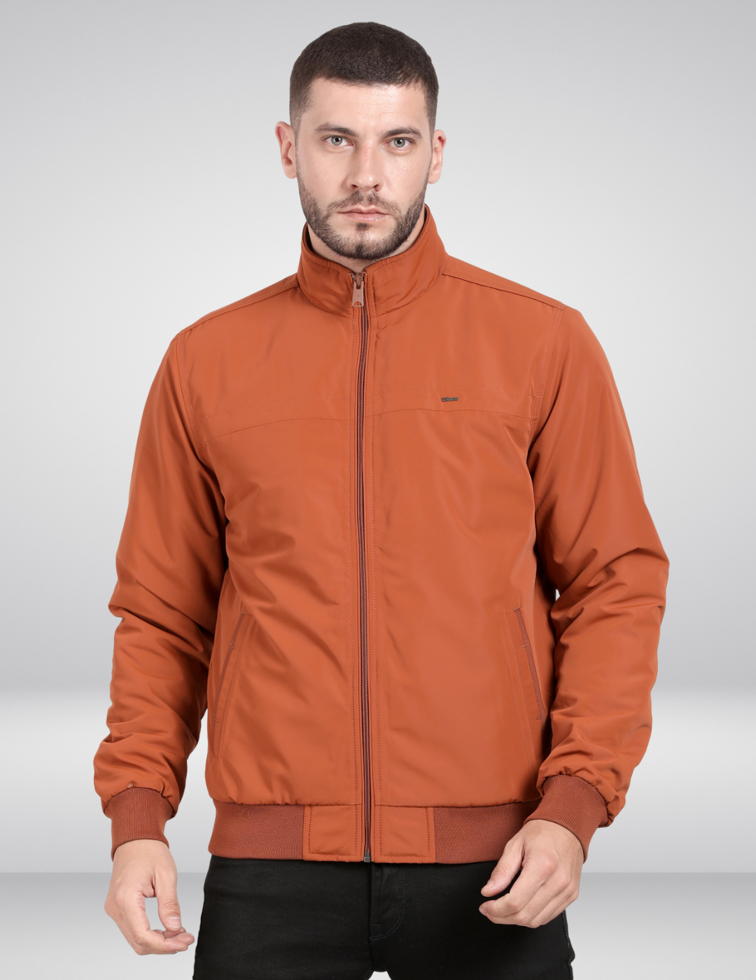 Bomber jacket with padding