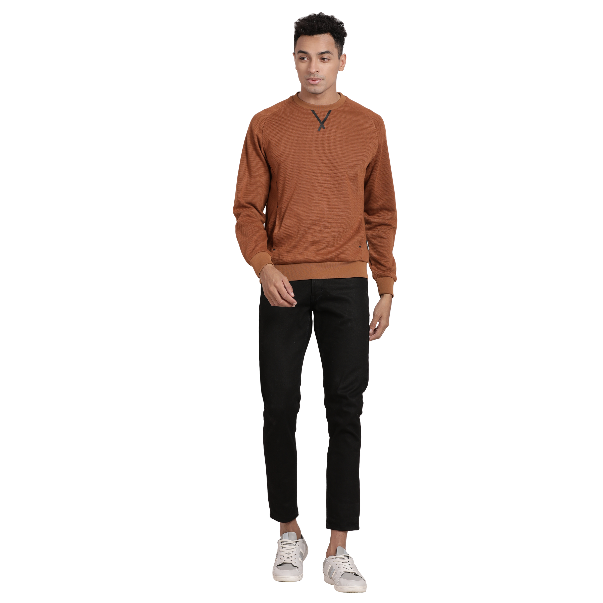 T-Base Round Neck Pullover Sweatshirt