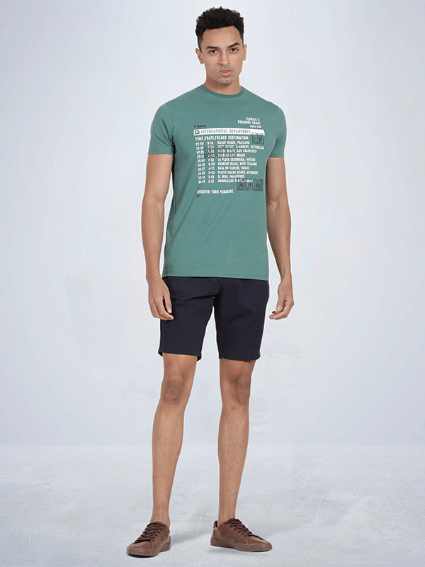 Classic Navy Chino Shorts - Main Image