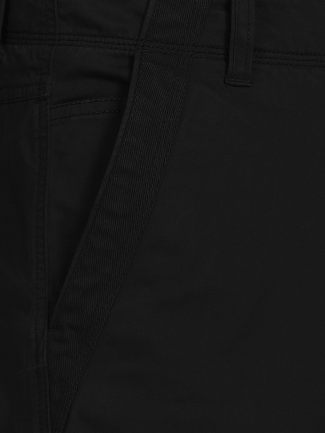Solid Overdyed Cargo Pants