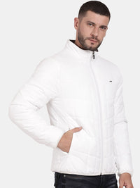 t-base Stand Collar Long Sleeves Insulated Puffer Jacket