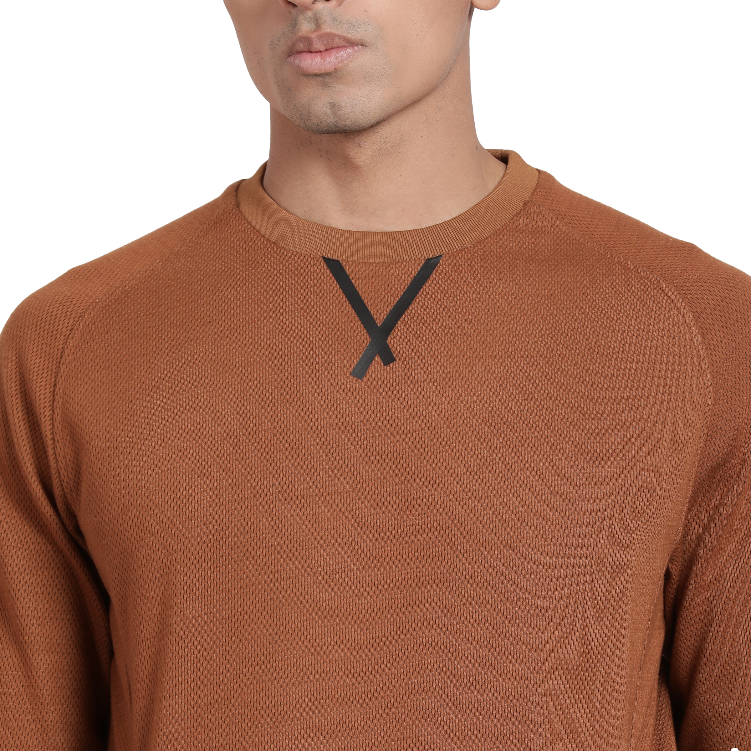 T-Base Round Neck Pullover Sweatshirt