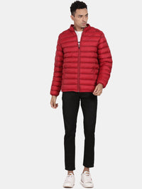 t-base Stand Collar Insulator Puffer Jakcet