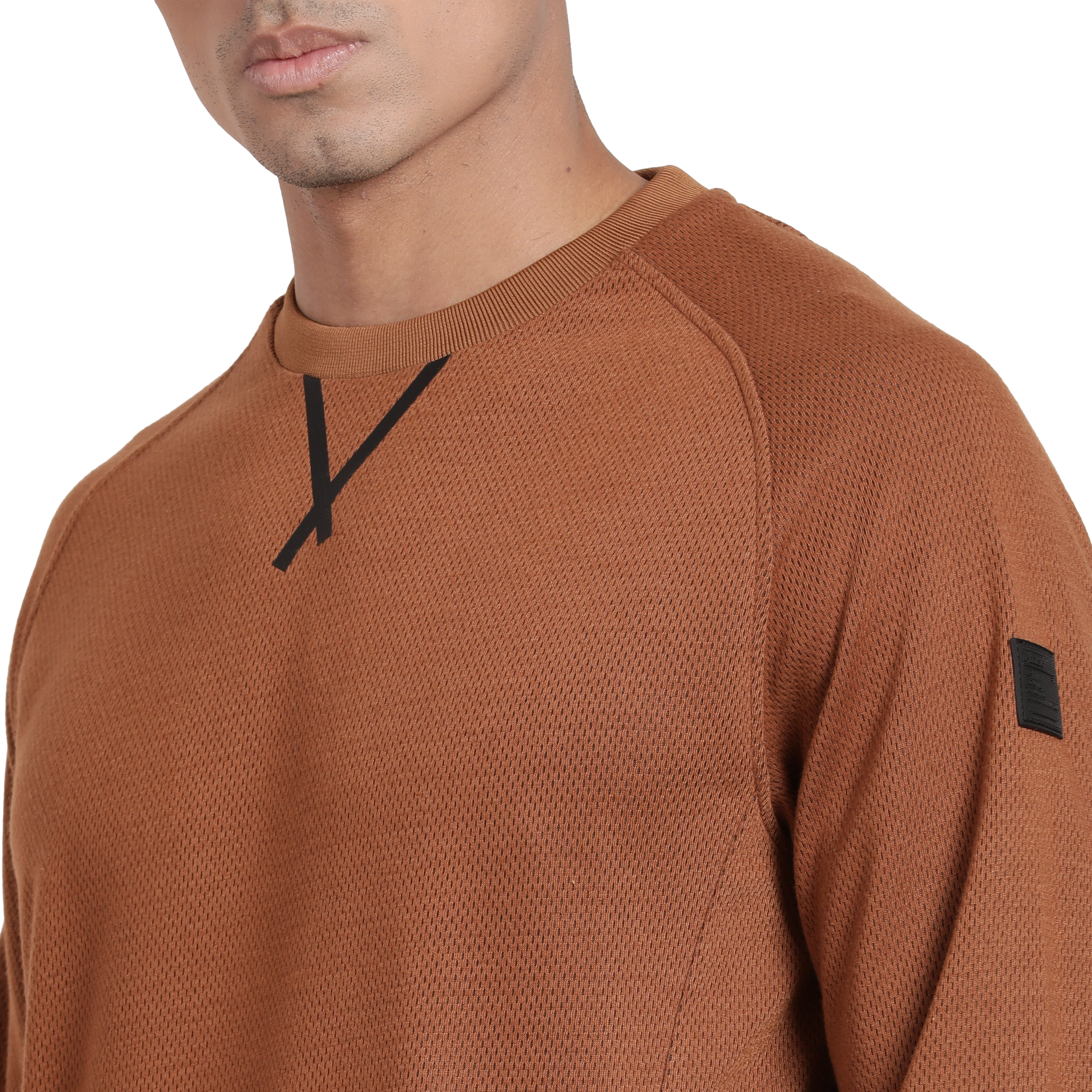 T-Base Round Neck Pullover Sweatshirt