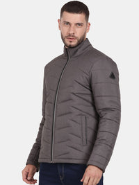 t-base Stand Collar Insulated Puffer Jacket