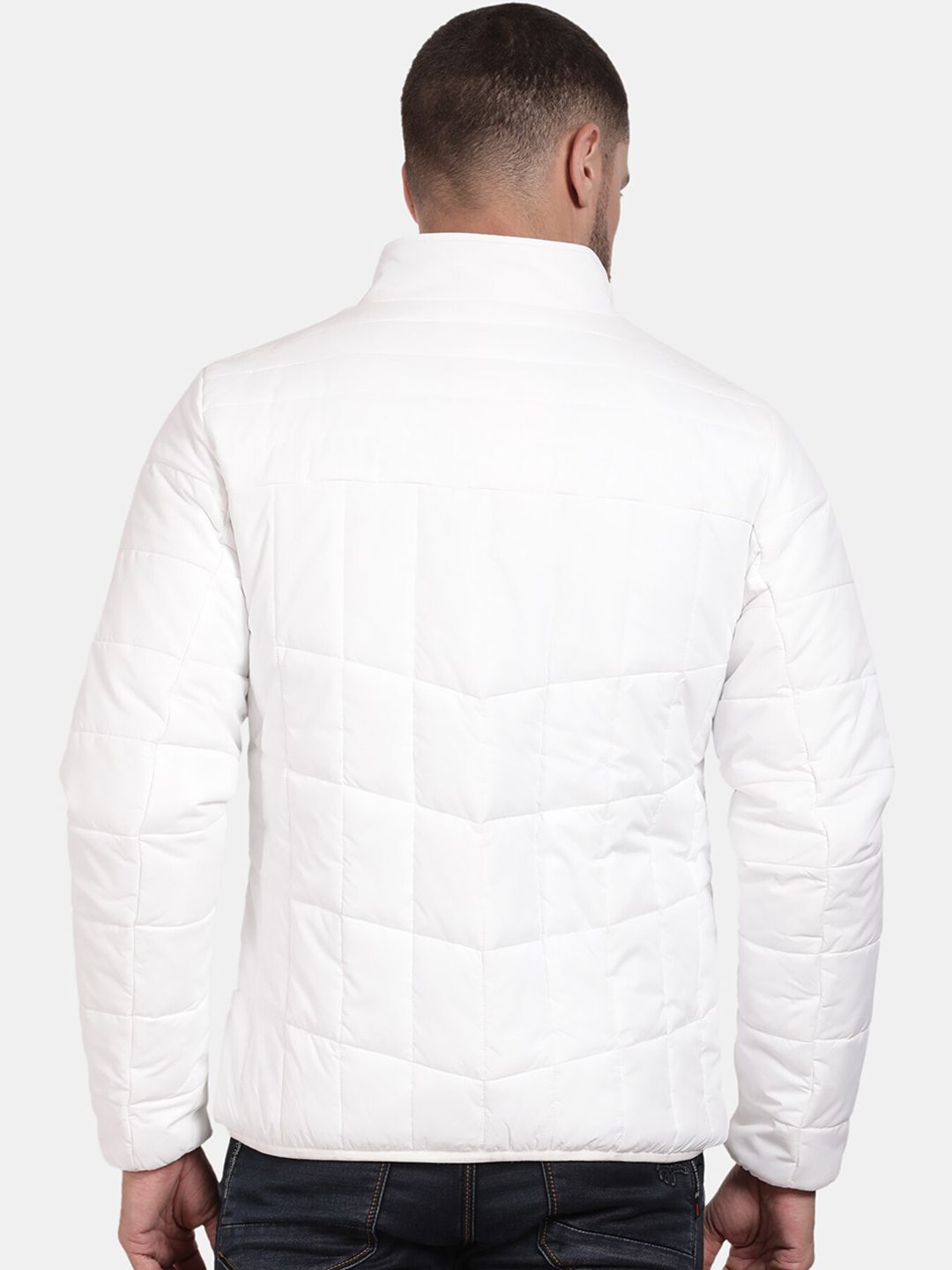 t-base Stand Collar Long Sleeves Insulated Puffer Jacket