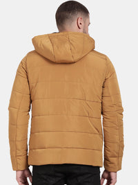 Puffer Straight Jacket  With Detachable Hood