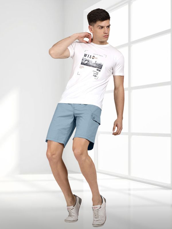 Zephyr Ultra-Light Casual Lounge Shorts Country Blue