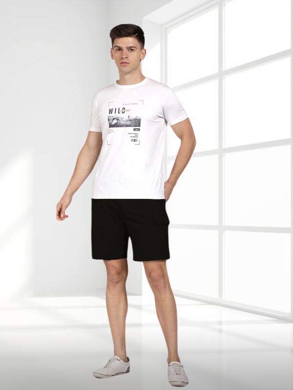 Zephyr Ultra-Light Casual Lounge Shorts Black