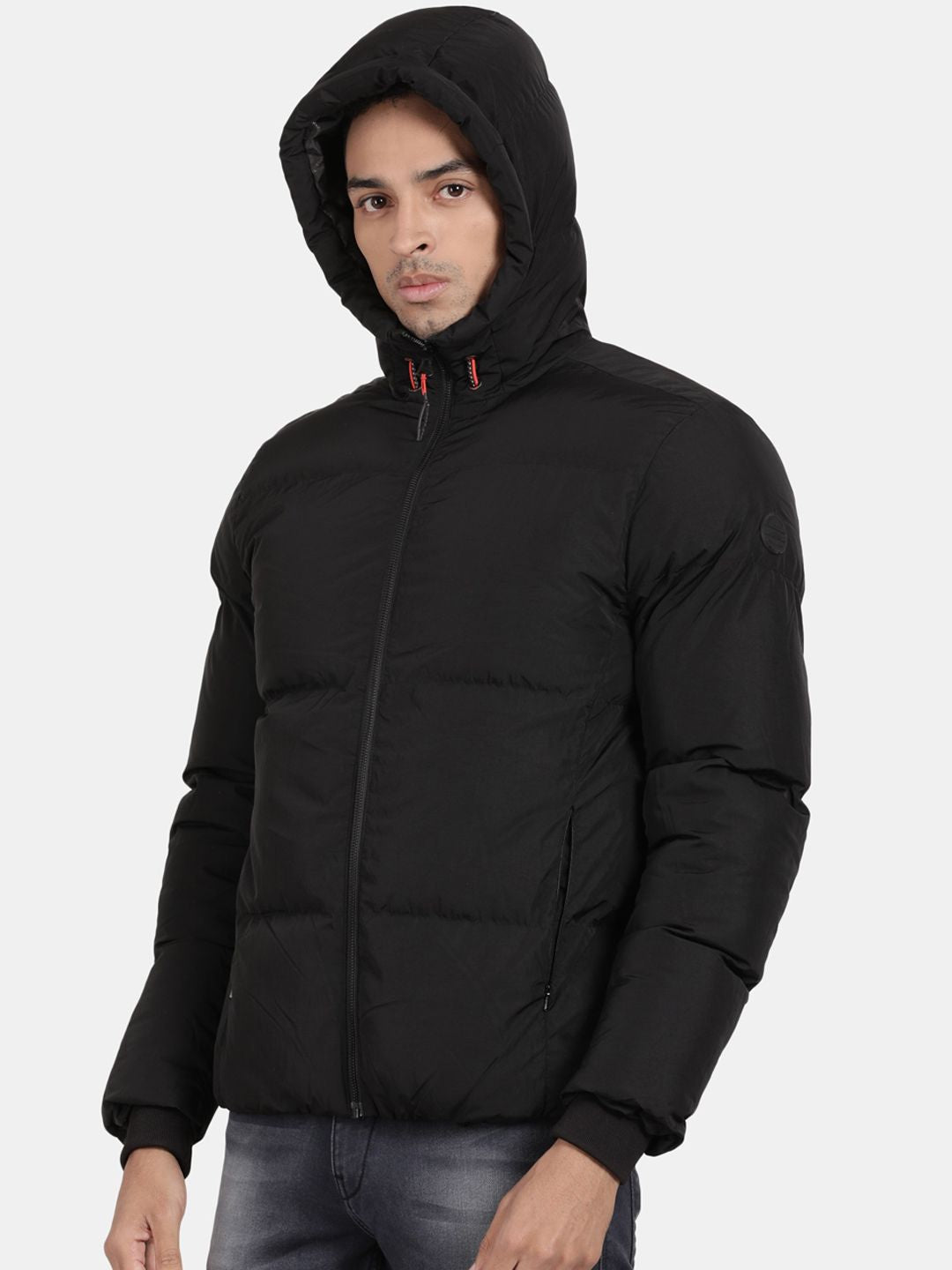 t-base Men Insulator Puffer Jacket With Hood