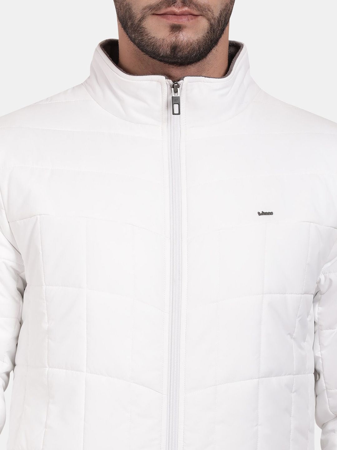 t-base Stand Collar Long Sleeves Insulated Puffer Jacket