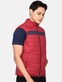 Men'S King Red Windproof Puffer Jacket