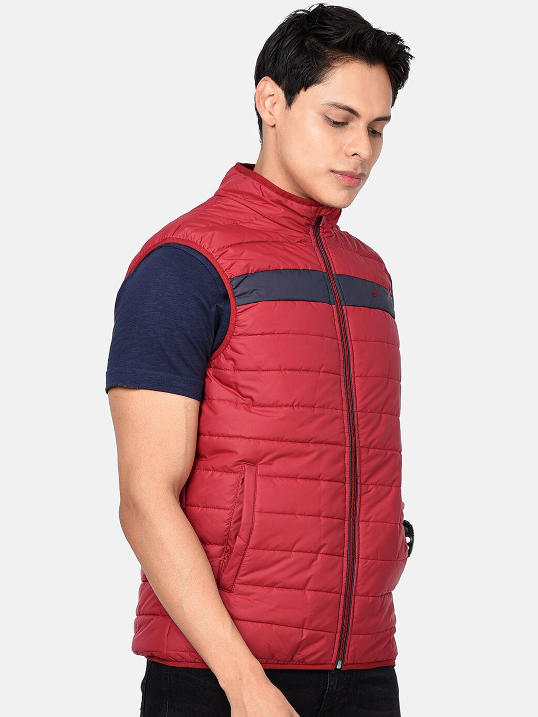 Men'S King Red Windproof Puffer Jacket