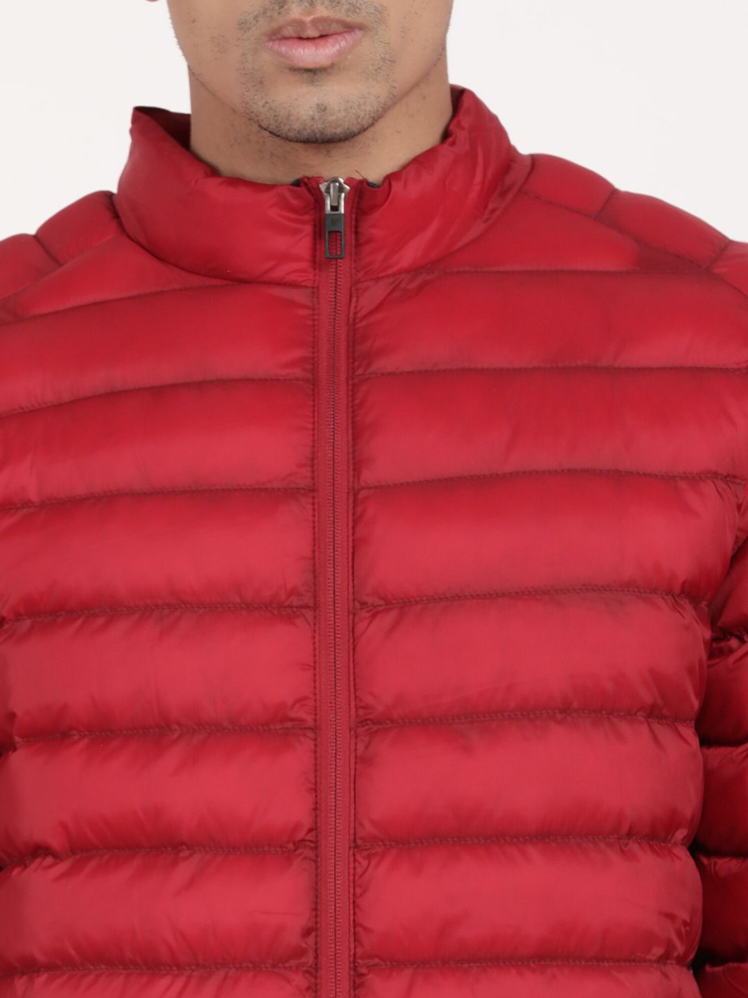 t-base Stand Collar Insulator Puffer Jakcet