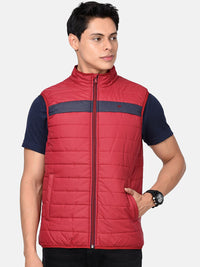 Men'S King Red Windproof Puffer Jacket