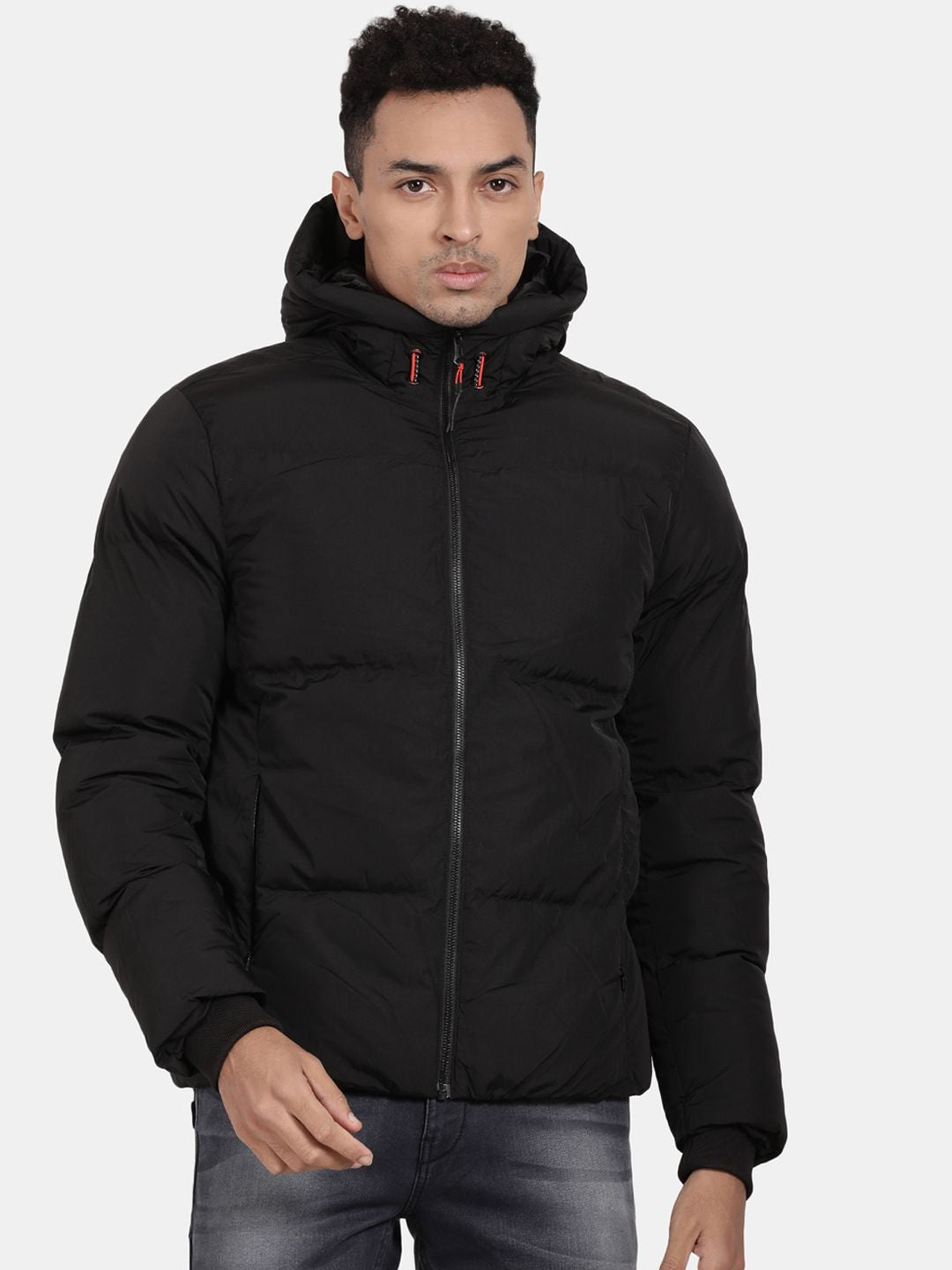 t-base Men Insulator Puffer Jacket With Hood