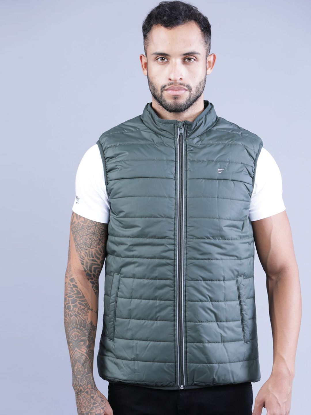 T-Base Sleeveless Light Weight Puffer Jacket