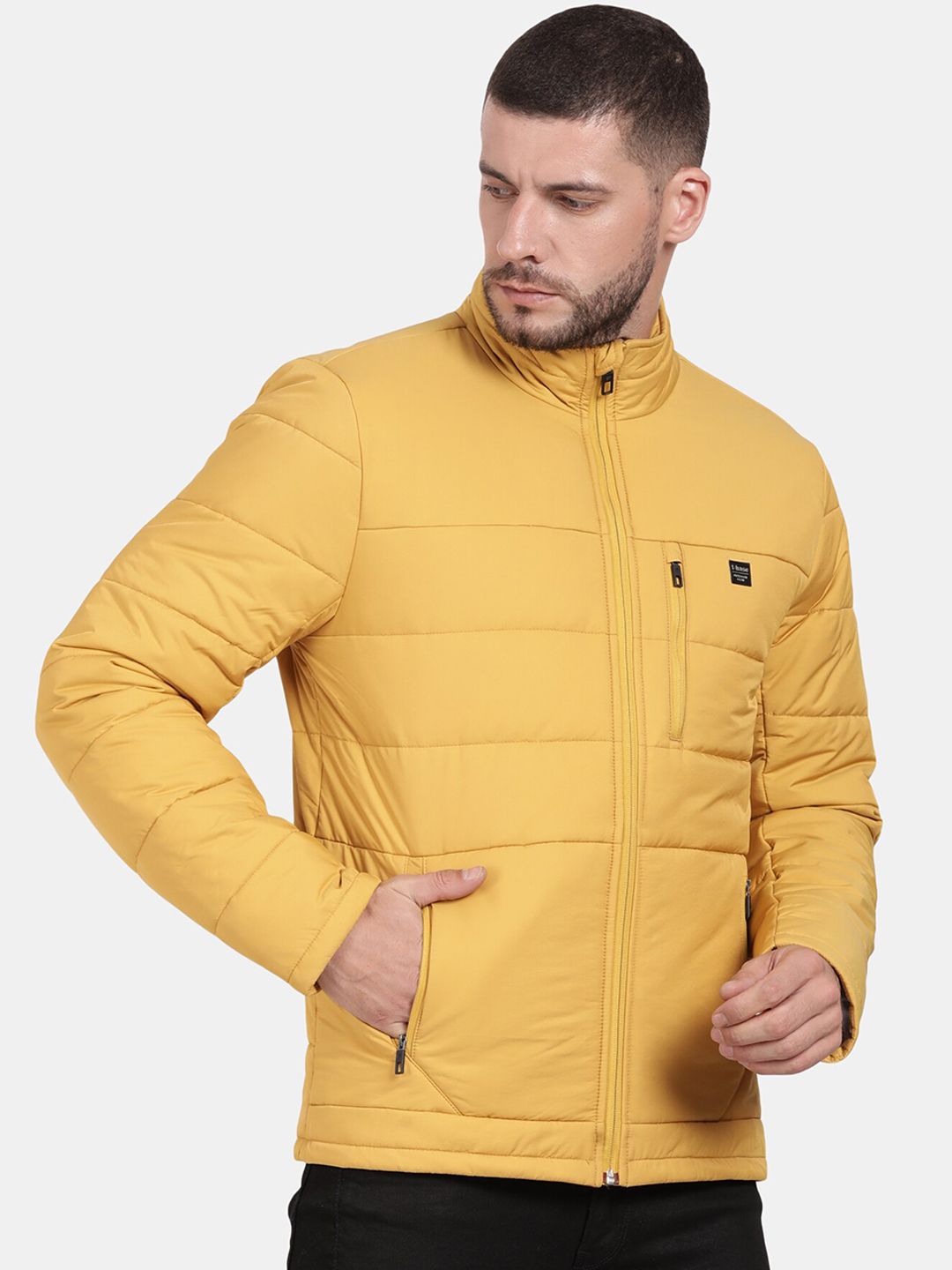 t-base Mock Collar Insulator Puffer Jacket