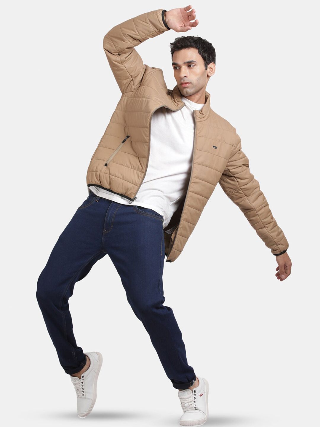 t-base Mock Collar Insulator Puffer Jacket