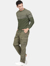 T-Base Men Mid Rise Cargos Trousers