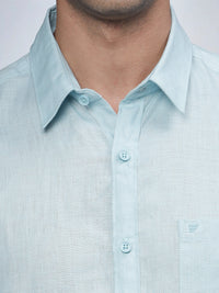 Half Sleeve Pure Linen Shirt