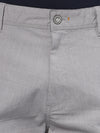 Grey Melange Chino Shorts