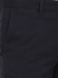 T-Base Men Navy Blue Core Chino Trousers