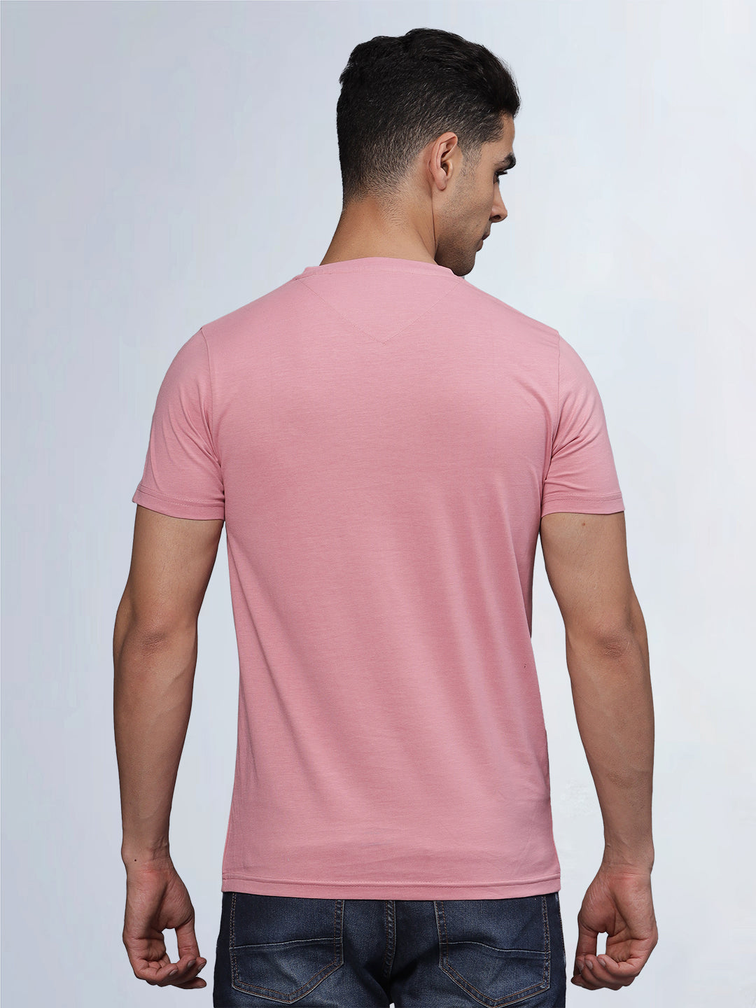 Half Sleeve V Neck T-Shirt