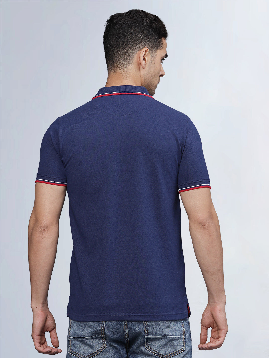 HALF SLEEVE POLO COLLAR T-SHIRT WITH CHEST POCKET