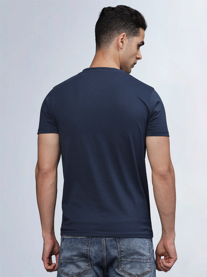 Half Sleeve V Neck T-Shirt