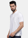T-Base Men Polo Collar Pockets T-Shirt