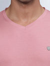 Half Sleeve V Neck T-Shirt
