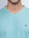 Half Sleeve V Neck T-Shirt