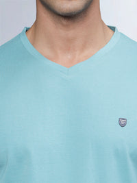 Half Sleeve V Neck T-Shirt