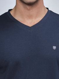 Half Sleeve V Neck T-Shirt