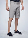 Grey Melange Chino Shorts