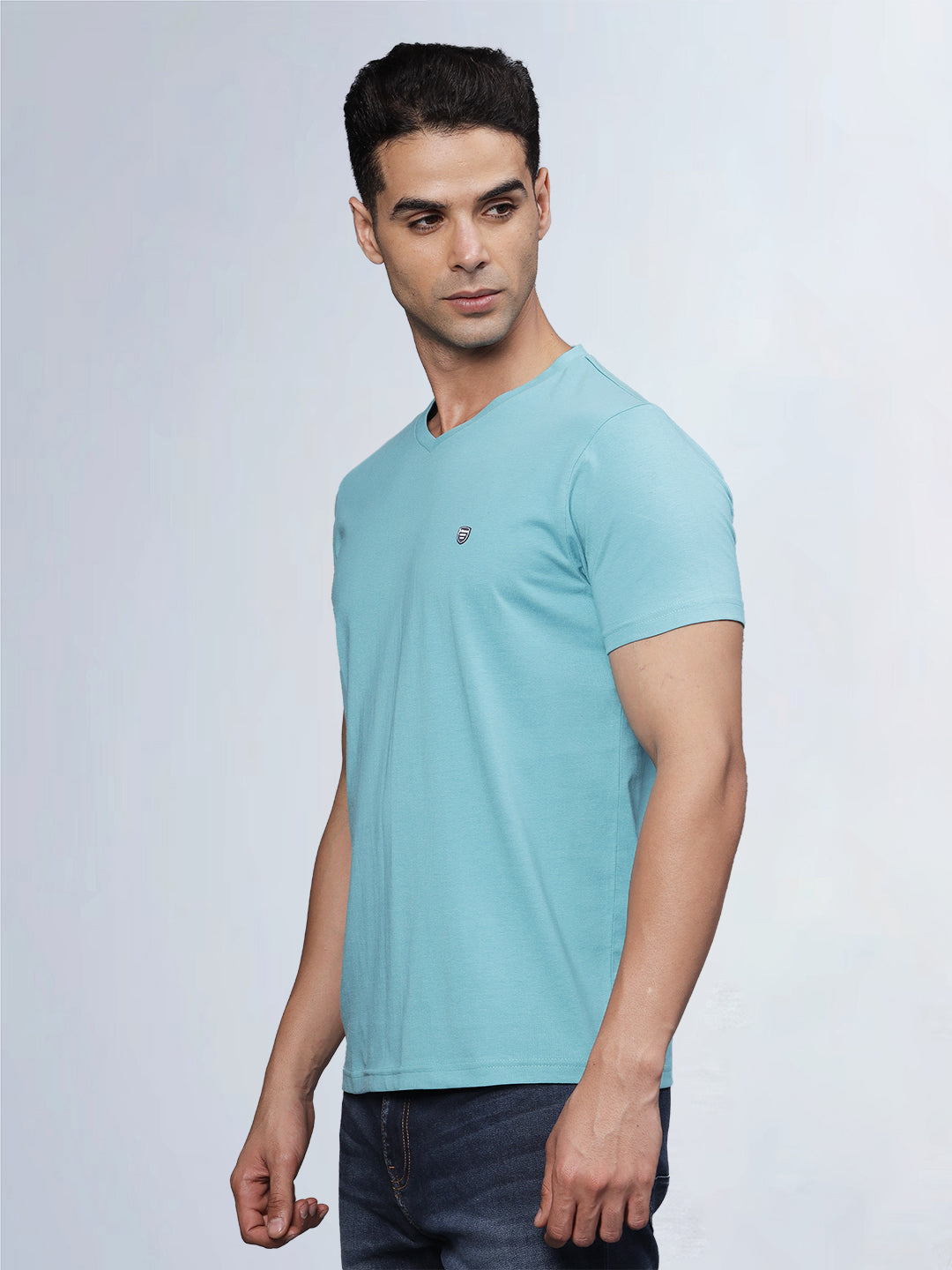 Half Sleeve V Neck T-Shirt1